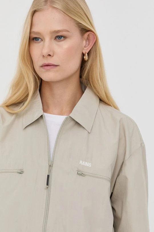 Γυναικεία Κοντά μπουφάν Μπουφάν Rains 18690 Woven Shirt πράσινο 6 Γυναικεία Κοντά μπουφάν Μπουφάν Rains 18690 Woven Shirt πράσινο - Image 6