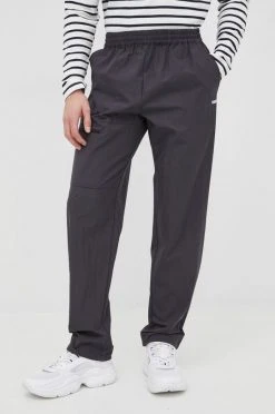 Γυναικεία Υφασμάτινα Παντελόνι Rains 18700 Woven Pants Regular μαύρο, -Ρούχα Rains unnamed file 1029