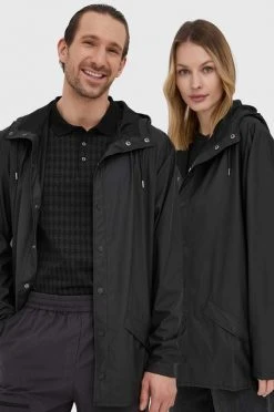 Γυναικεία Κοντά μπουφάν Μπουφάν Rains 12010 Jacket μαύρο,