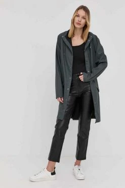 Γυναικεία Μακριά μπουφάν Μπουφάν Rains 12020 Long Jacket γκρι -Ρούχα Rains unnamed file 119