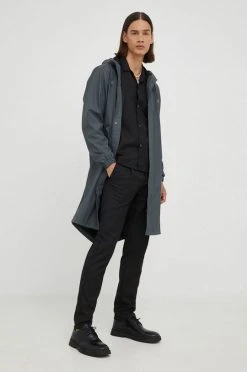 Γυναικεία Μακριά μπουφάν Αδιάβροχο μπουφάν Rains γκρι -Ρούχα Rains unnamed file 1209