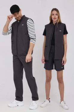 Γυναικεία Γιλέκα Αμάνικο μπουφάν Rains 18670 Woven Vest μαύρο