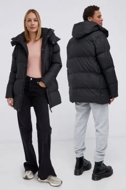 Γυναικεία Κοντά μπουφάν Μπουφάν Rains μαύρο