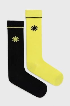 Γυναικεία Κάλτσες Rains 20250 Logo Socks 2-pack πράσινο