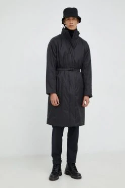 Γυναικεία Μακριά μπουφάν Μπουφάν Rains Long Padded Nylon W Coat , χρώμα: μαύρο -Ρούχα Rains unnamed file 13