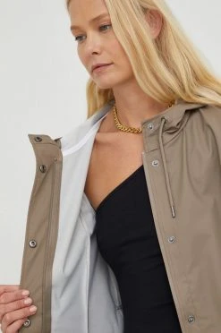 Γυναικεία Μακριά μπουφάν Αδιάβροχο μπουφάν Rains μπεζ, -Ρούχα Rains unnamed file 1311