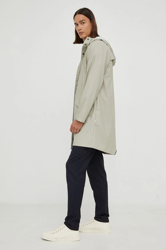 Γυναικεία Μακριά μπουφάν Αδιάβροχο μπουφάν Rains πράσινο 3 Γυναικεία Μακριά μπουφάν Αδιάβροχο μπουφάν Rains πράσινο - Image 3