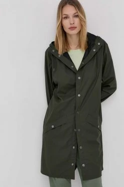 Γυναικεία Μακριά μπουφάν Μπουφάν Rains 12020 Long Jacket πράσινο -Ρούχα Rains unnamed file 133