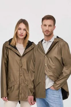 Γυναικεία Κοντά μπουφάν Μπουφάν Rains 12010 Jacket χρυσαφί