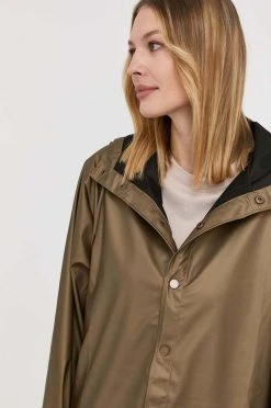 Γυναικεία Κοντά μπουφάν Μπουφάν Rains 12010 Jacket χρυσαφί -Ρούχα Rains unnamed file 1363