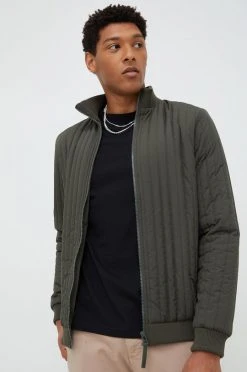 Γυναικεία Κοντά μπουφάν Μπουφάν Bomber Rains 18300 Liner High Neck Jacket πράσινο -Ρούχα Rains unnamed file 1421