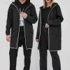Γυναικεία Μακριά μπουφάν Μπουφάν Rains 18540 Long Jacket Reflective μαύρο