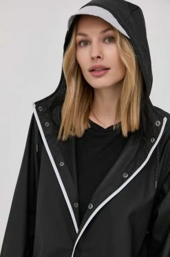 Γυναικεία Μακριά μπουφάν Μπουφάν Rains 18540 Long Jacket Reflective μαύρο -Ρούχα Rains unnamed file 1439