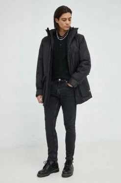 Γυναικεία Μακριά μπουφάν Μπουφάν Rains 15510 Alpine Nylon Parka μαύρο -Ρούχα Rains unnamed file 154