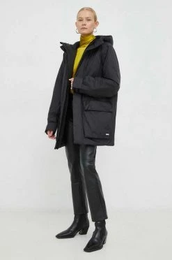 Γυναικεία Μακριά μπουφάν Μπουφάν Rains 15510 Alpine Nylon Parka μαύρο -Ρούχα Rains unnamed file 155