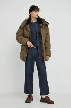 Γυναικεία Κοντά μπουφάν Μπουφάν Rains 15010 Block Puffer Jacket καφέ -Ρούχα Rains unnamed file 160