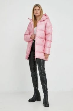 Γυναικεία Μακριά μπουφάν Μπουφάν Rains 15370 Puffer W Jacket ροζ -Ρούχα Rains unnamed file 167