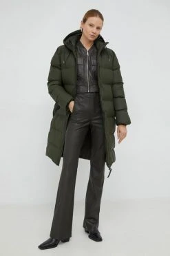 Γυναικεία Μακριά μπουφάν Μπουφάν Rains Long Puffer Jacket , χρώμα: πράσινο -Ρούχα Rains unnamed file 18