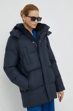 Γυναικεία Κοντά μπουφάν Μπουφάν Rains Boxy Puffer Parka , χρώμα: ναυτικό μπλε -Ρούχα Rains unnamed file 211
