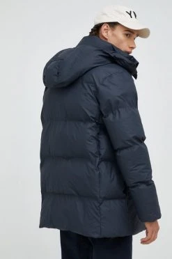 Γυναικεία Κοντά μπουφάν Μπουφάν Rains Boxy Puffer Parka , χρώμα: ναυτικό μπλε -Ρούχα Rains unnamed file 212