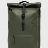 Γυναικεία Σακίδια πλάτης Σακίδιο πλάτης Rains 13160 Rolltop Rucksack πράσινο