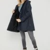 Γυναικεία Μακριά μπουφάν Μπουφάν Rains 18340 A-line Jacket ναυτικό μπλε