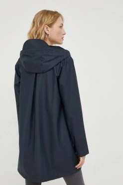 Γυναικεία Μακριά μπουφάν Μπουφάν Rains 18340 A-line Jacket ναυτικό μπλε -Ρούχα Rains unnamed file 297