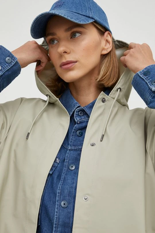 Γυναικεία Μακριά μπουφάν Μπουφάν Rains 18340 A-line Jacket γκρι 4 Γυναικεία Μακριά μπουφάν Μπουφάν Rains 18340 A-line Jacket γκρι - Image 4