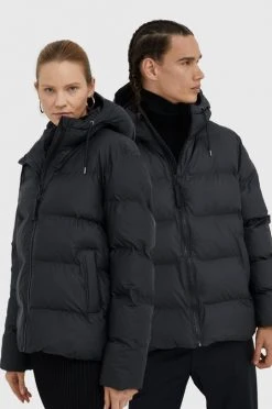 Γυναικεία Κοντά μπουφάν Μπουφάν Rains Puffer Jacket , χρώμα: μαύρο