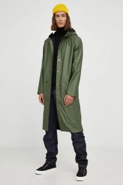 Γυναικεία Μακριά μπουφάν Αδιάβροχο μπουφάν Rains πράσινο -Ρούχα Rains unnamed file 358