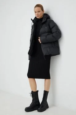 Γυναικεία Κοντά μπουφάν Μπουφάν Rains Puffer Jacket , χρώμα: μαύρο -Ρούχα Rains unnamed file 36