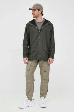 Γυναικεία Κοντά μπουφάν Μπουφάν Rains 12010 Jacket πράσινο, -Ρούχα Rains unnamed file 400