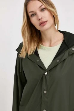 Γυναικεία Κοντά μπουφάν Μπουφάν Rains 12010 Jacket πράσινο, -Ρούχα Rains unnamed file 403