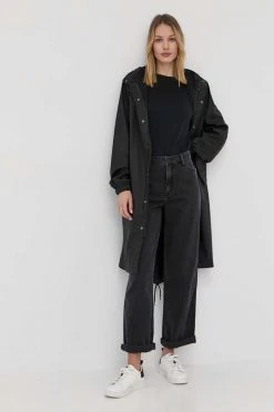 Γυναικεία Μακριά μπουφάν Eπανωφόρι Rains 18140 Fishtail Parka μαύρο -Ρούχα Rains unnamed file 406