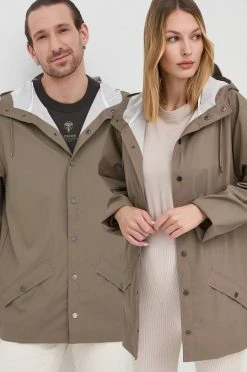 Γυναικεία Κοντά μπουφάν Μπουφάν Rains Jacket , χρώμα: μοβ