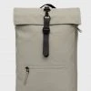 Γυναικεία Σακίδια πλάτης Σακίδιο πλάτης Rains 13160 Rolltop Rucksack γκρι,