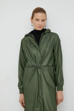 Γυναικεία Μακριά μπουφάν Αδιάβροχο Rains 18550 String Parka πράσινο -Ρούχα Rains unnamed file 495