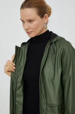 Γυναικεία Μακριά μπουφάν Αδιάβροχο Rains 18550 String Parka πράσινο -Ρούχα Rains unnamed file 499