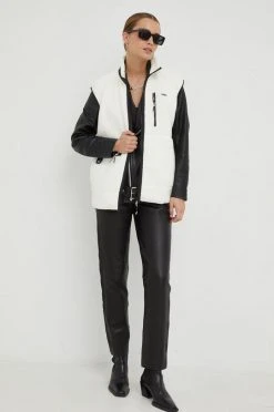 Γυναικεία Γιλέκα Αμάνικο μπουφάν Rains Heavy Fleece Vest , χρώμα: άσπρο -Ρούχα Rains unnamed file 515