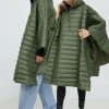 Γυναικεία Μακριά μπουφάν Πόντσο Rains Trekker Cape , χρώμα: πράσινο