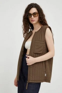 Γυναικεία Γιλέκα Αμάνικο μπουφάν Rains 18320 Liner Vest καφέ