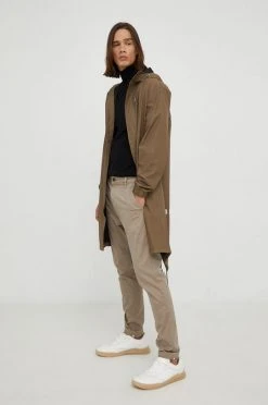 Γυναικεία Μακριά μπουφάν Αδιάβροχο μπουφάν Rains καφέ -Ρούχα Rains unnamed file 714