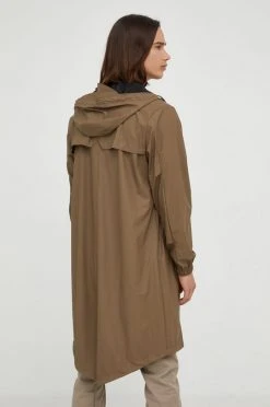 Γυναικεία Μακριά μπουφάν Αδιάβροχο μπουφάν Rains καφέ -Ρούχα Rains unnamed file 716