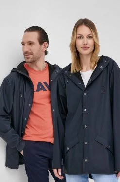 Γυναικεία Κοντά μπουφάν Μπουφάν Rains 12010 Jacket ναυτικό μπλε,