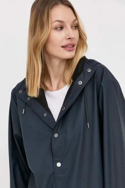 Γυναικεία Κοντά μπουφάν Μπουφάν Rains 12010 Jacket ναυτικό μπλε, -Ρούχα Rains unnamed file 764