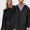 Γυναικεία Μακριά μπουφάν Μπουφάν Rains 12020 Long Jacket μαύρο
