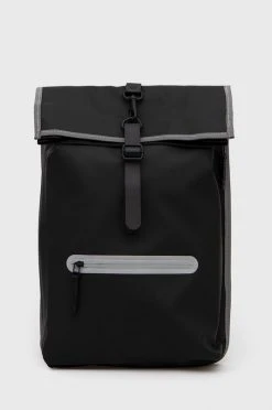 Γυναικεία Σακίδια πλάτης Σακίδιο πλάτης Rains 14030 Rolltop Rucksack Reflective μαύρο,