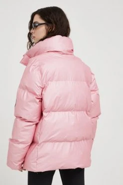Γυναικεία Κοντά μπουφάν Μπουφάν Rains 15220 Boxy Puffer Jacket ροζ -Ρούχα Rains unnamed file 84