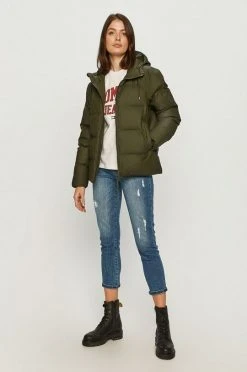 Γυναικεία Κοντά μπουφάν Rains - Μπουφάν 1506 Puffer Jacket καφέ πράσινο -Ρούχα Rains unnamed file 892