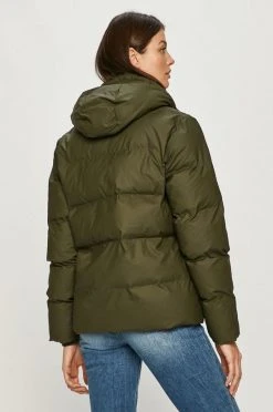Γυναικεία Κοντά μπουφάν Rains - Μπουφάν 1506 Puffer Jacket καφέ πράσινο -Ρούχα Rains unnamed file 894